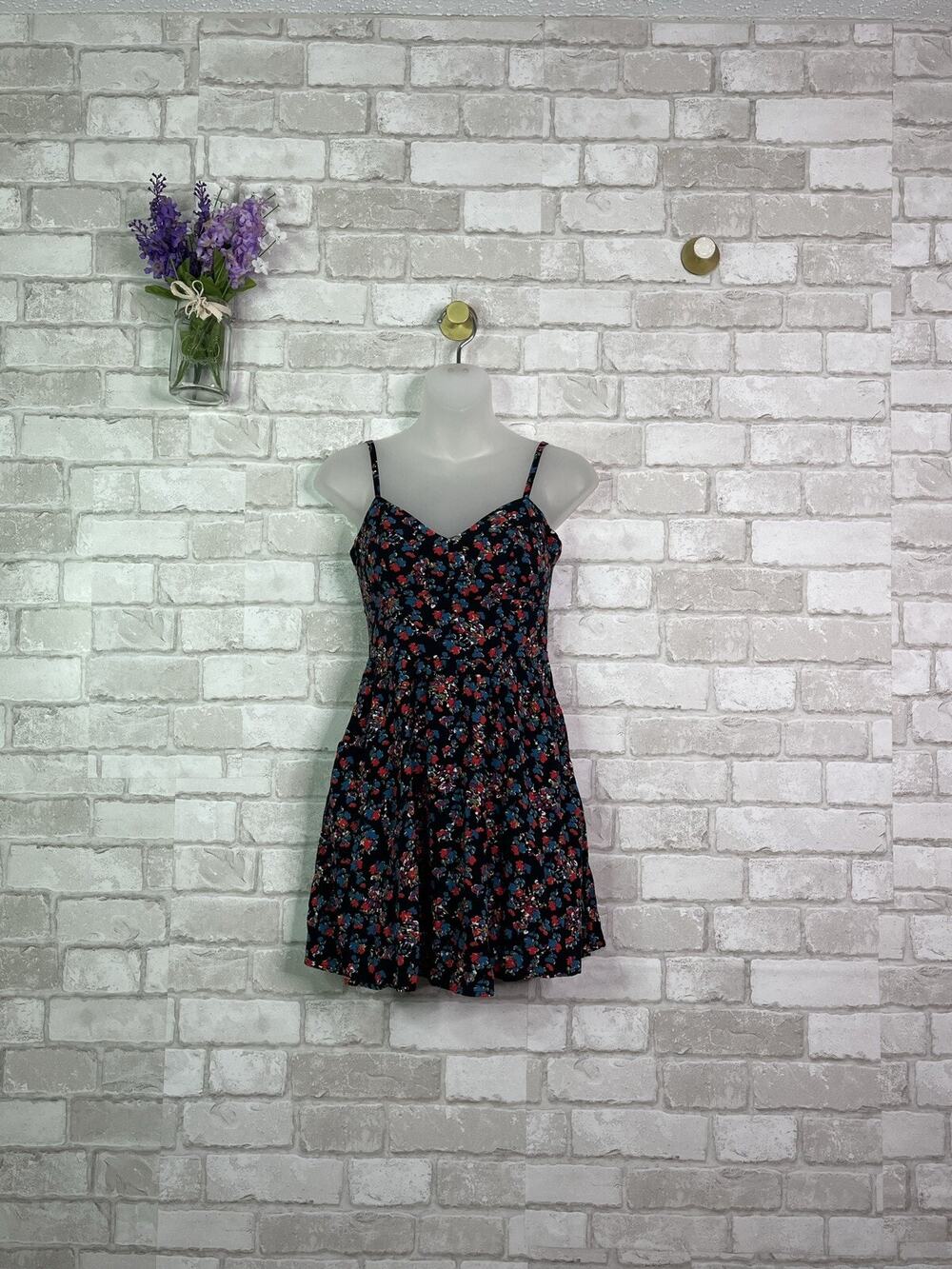 CLEARANCE!! Express Black Floral Cami Dress